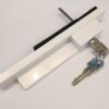 Patio Door Handle Kit with keyed lock